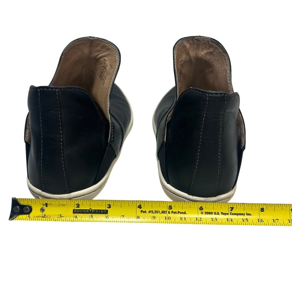 Taos Black Leather Slip-On Shoes Unity US 8.5 Womens Casual Comfort Sneakers - Picture 9 of 10